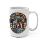 Mug -  Divided by Colours  - U Can't Make This Shyte Up  Logo Mug 15oz