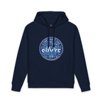 Hoodie - Bubble Blue Sattire - Unisex Organic Side Pocket Sounder Hoodie