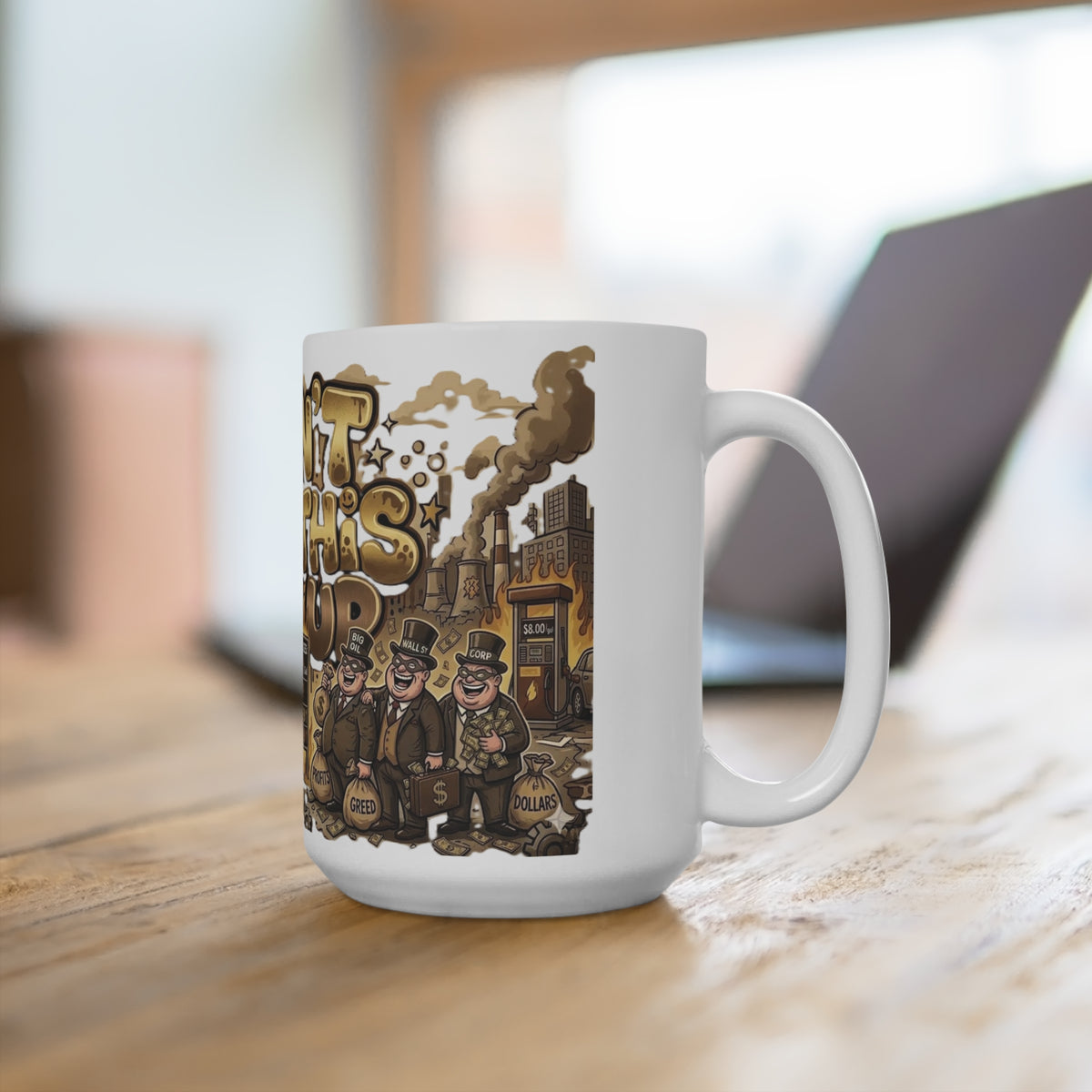Mug - Gold Me Not For Thee -  U Can't Make This Shyte Up  Satire - Mug 15oz