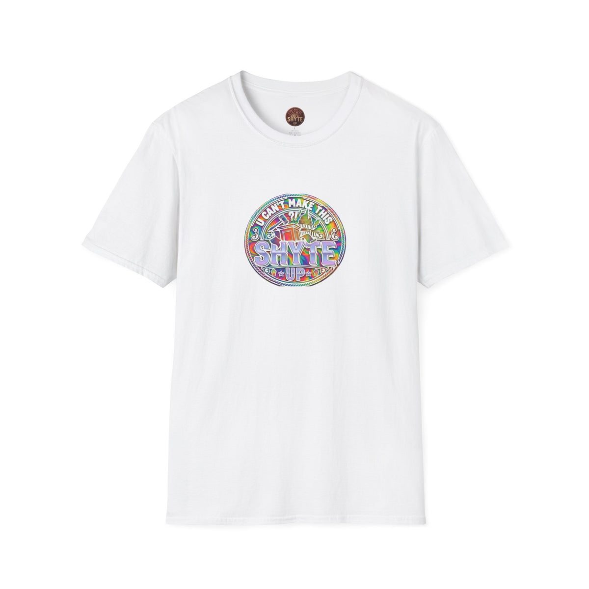 T-Shirt - Patios - Yu Cyaan Mek Dis Shyte Up!- Bubble Graffiti - Unisex Softstyle T-Shirt
