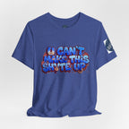 T-Shirt - Blue Satire - Unisex Jersey Short Sleeve Tee