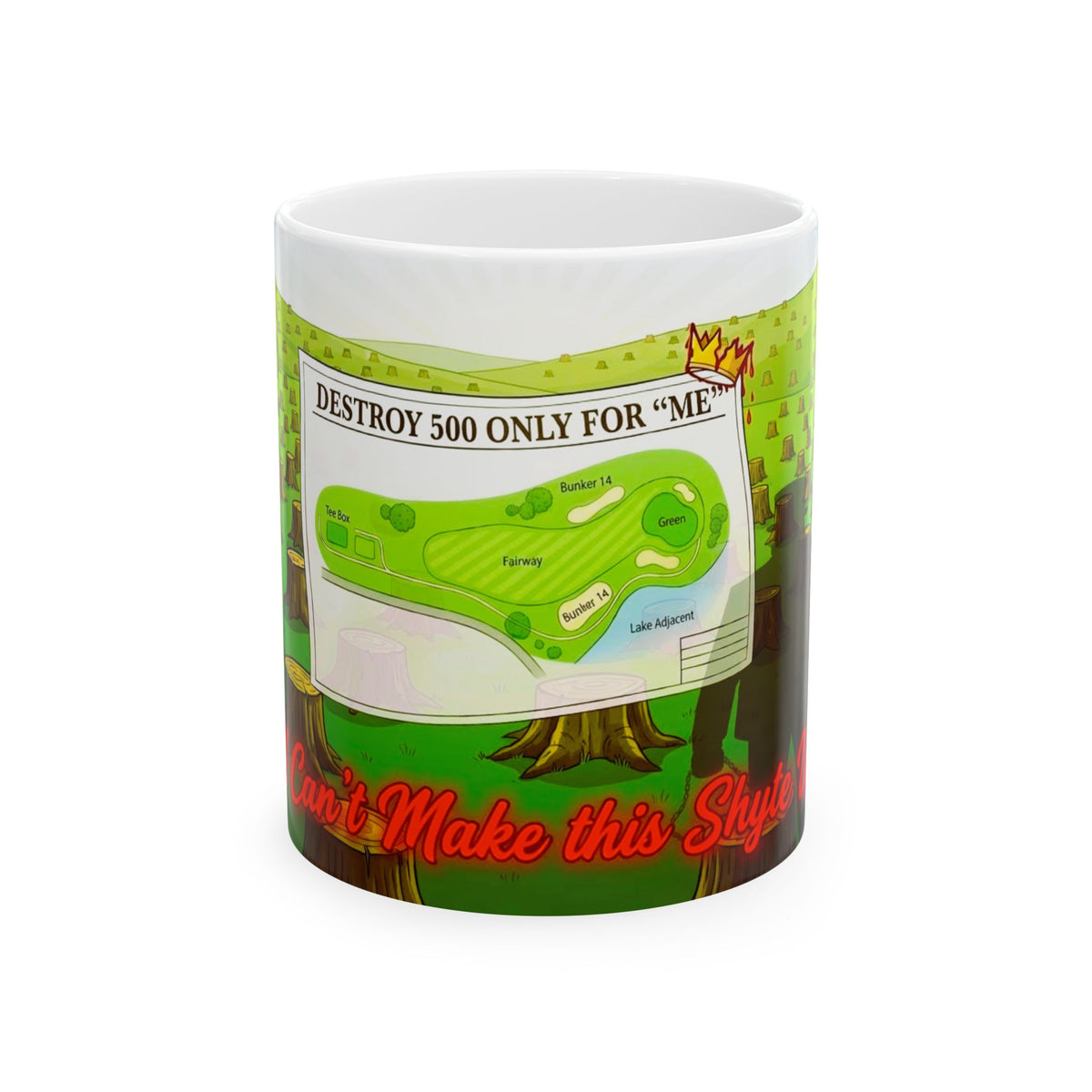 Mug-  (11oz, 15oz) DESTROY FOR ME  - Ceramic Mug