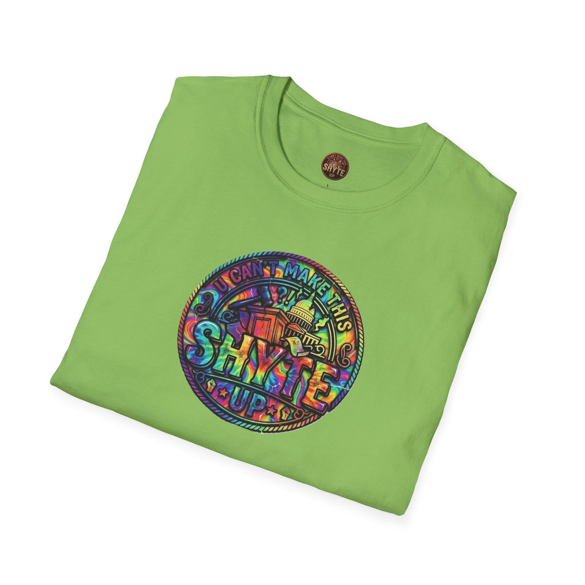 T-Shirt - Patio U Cyaan Mek Dis Shyte Up - Bubble Graffiti -  Unisex Softstyle