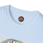 T-Shirt - U Cant Make This Shyte Up -  Psychedelic Logo Bubble Graffiti Satire-  Unisex Softstyle