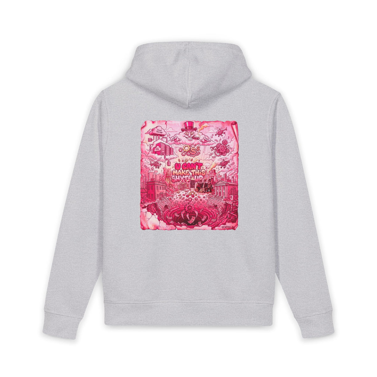 Hoodie - Bubbalicious Pink Unisex Organic Side Pocket Sounder Hoodie