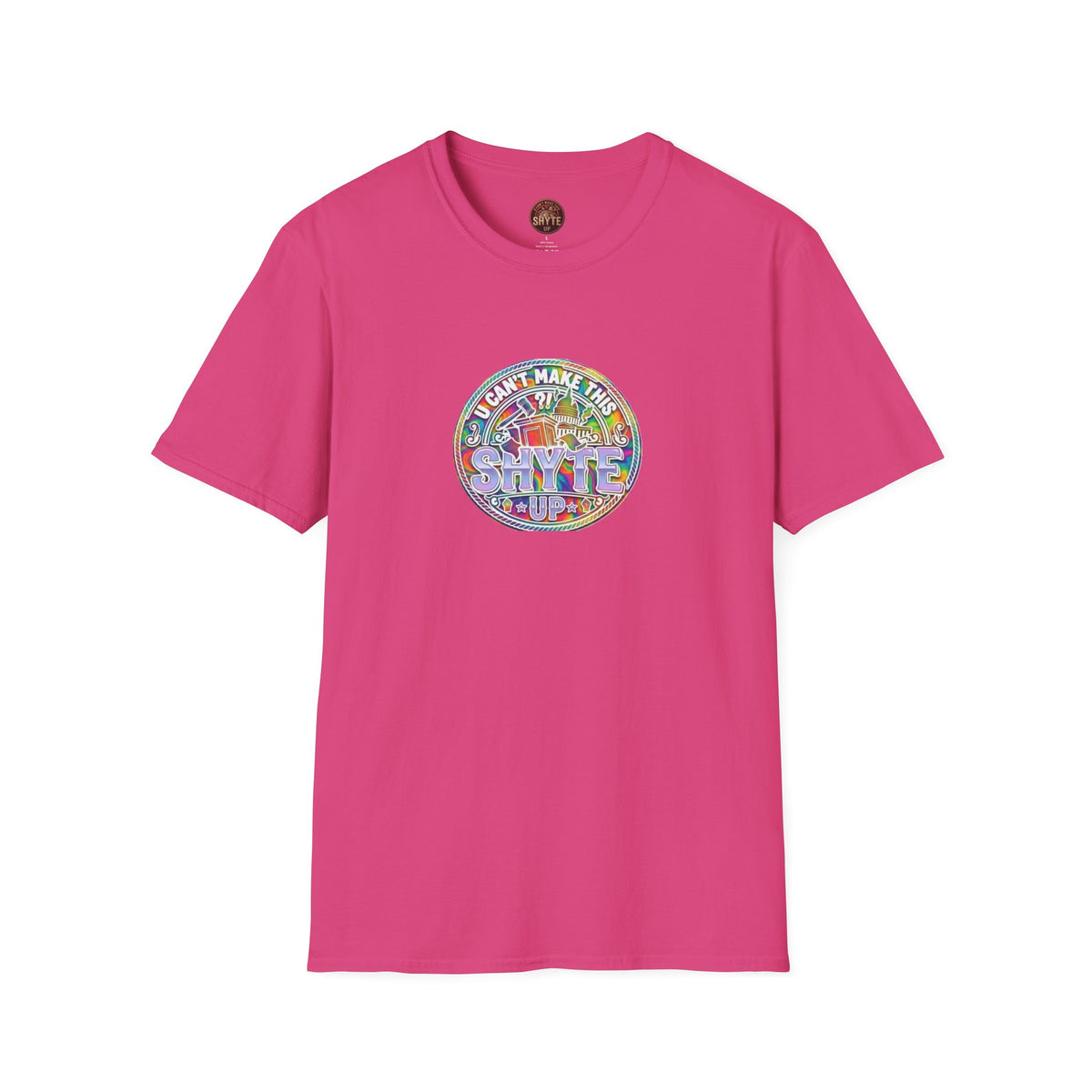 T-Shirt - Patios - Yu Cyaan Mek Dis Shyte Up!- Bubble Graffiti - Unisex Softstyle T-Shirt