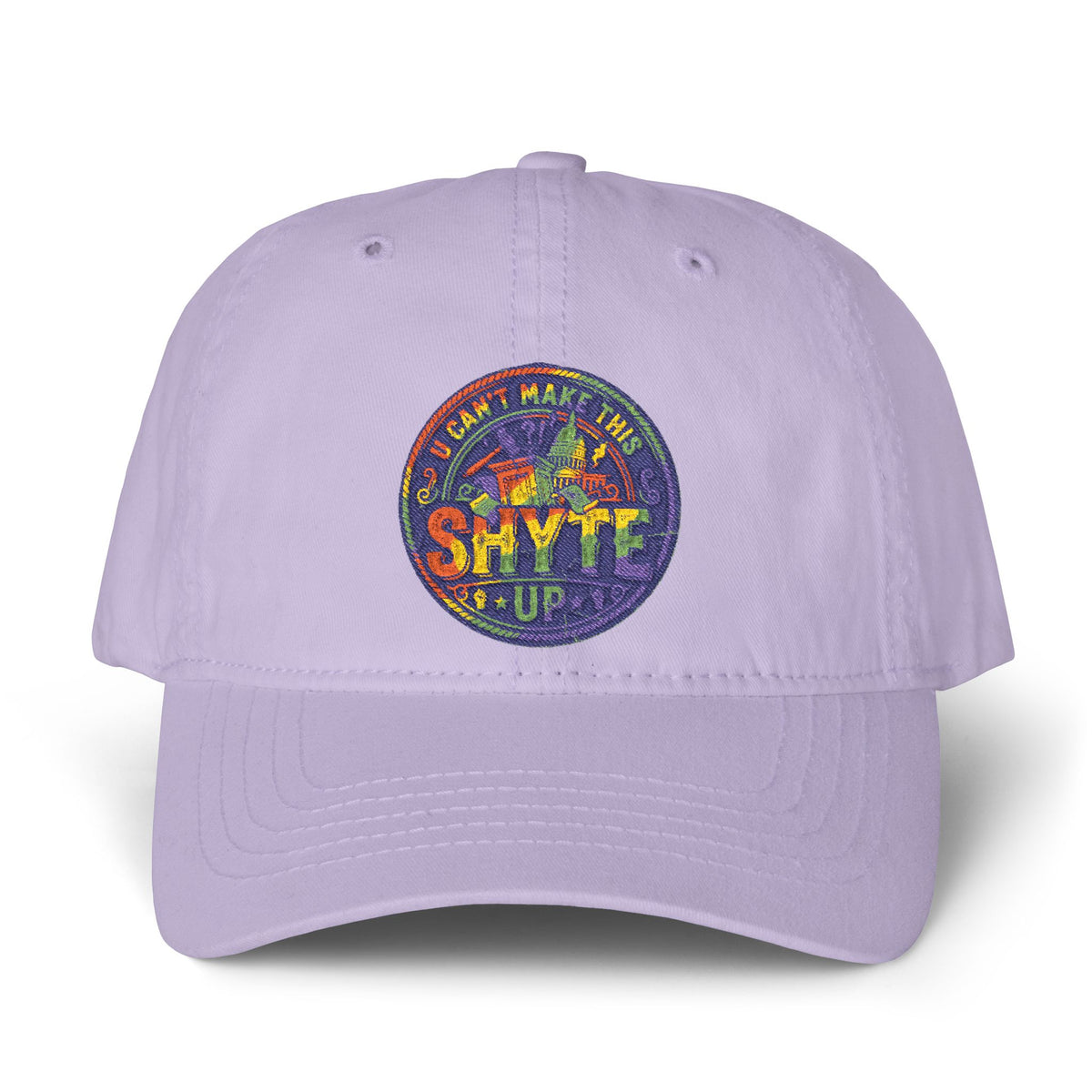 Cap - Express the Rainbow - Women's Pigment-Dyed Cap with Fashion Undervisor (Embroidery)