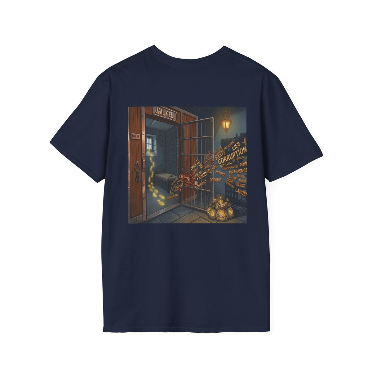 T-Shirt - U Cant Make This Shyte Up - Pee 4 Pardon Satire - Unisex Softstyle T-Shirt