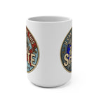 Mug -  Divided by Colours  - U Can't Make This Shyte Up  Logo Mug 15oz