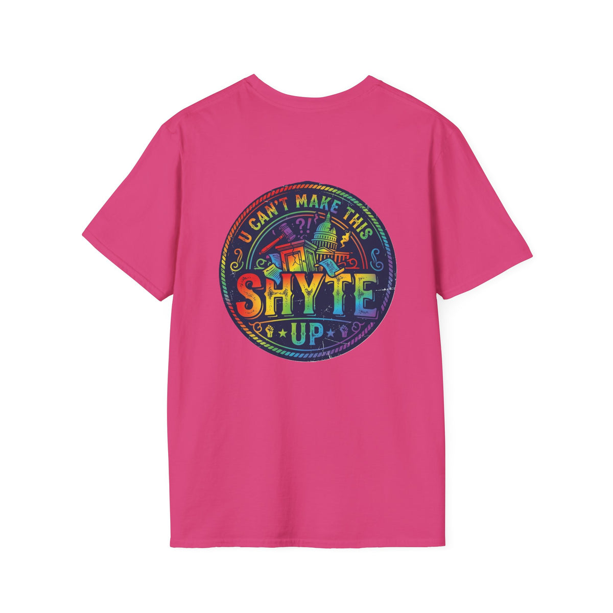 T-Shirt- We Told You So - Bubble Graffiti - Unisex Softstyle T-Shirt
