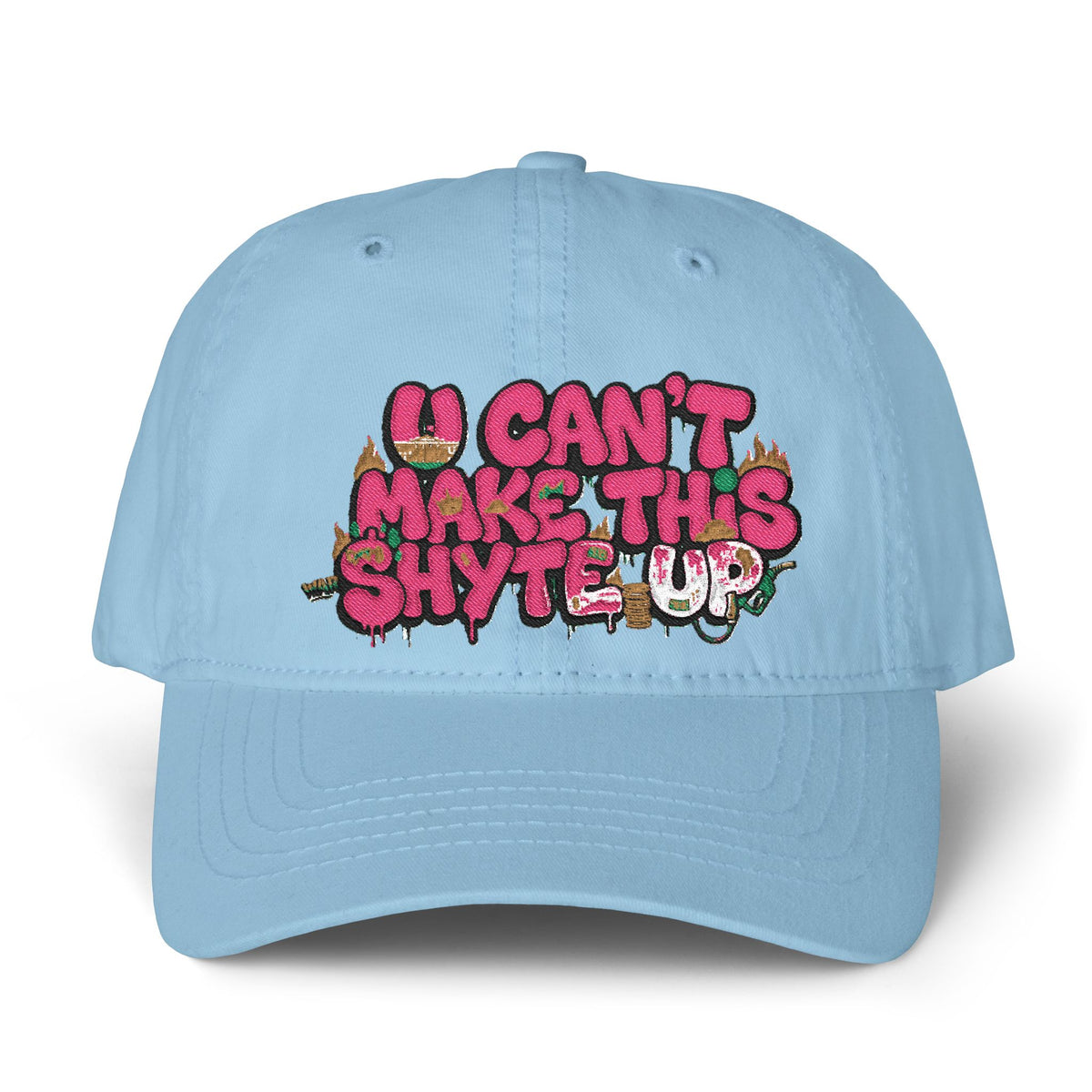 Cap  - Pinkalicious - Women's Pigment-Dyed Cap with Fashion Undervisor (Embroidery)