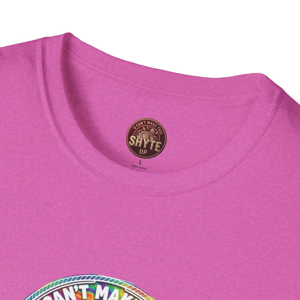 T-Shirt - Patios - Yu Cyaan Mek Dis Shyte Up!- Bubble Graffiti - Unisex Softstyle T-Shirt