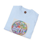 T-Shirt - U Cant Make This Shyte Up -  Psychedelic Logo Bubble Graffiti Satire-  Unisex Softstyle