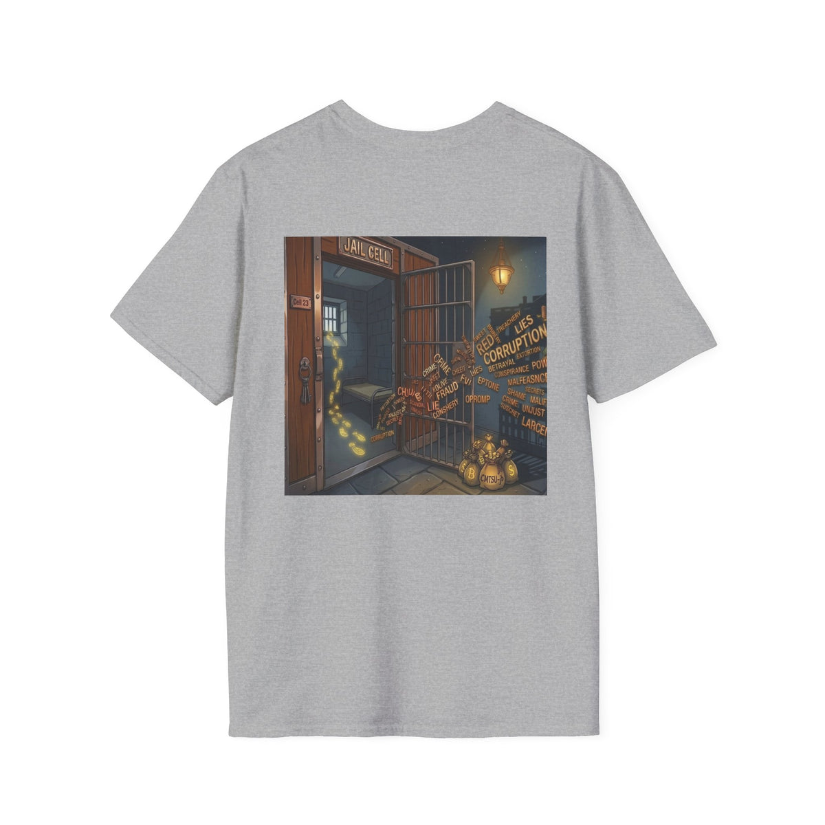 T-Shirt - U Cant Make This Shyte Up - Pee 4 Pardon Satire - Unisex Softstyle T-Shirt