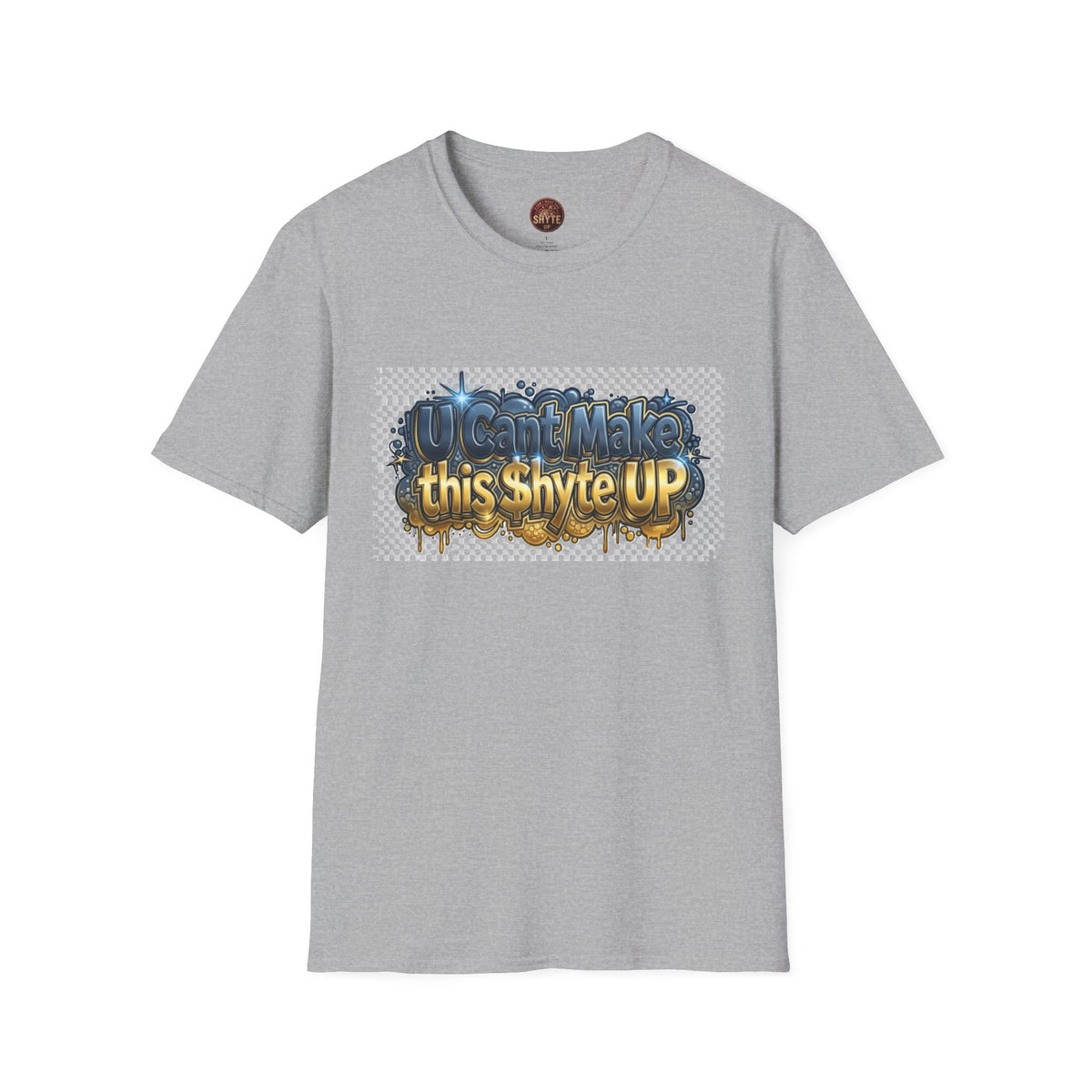 T-Shirt - U Cant Make This Shyte Up - Pee 4 Pardon Satire - Unisex Softstyle T-Shirt
