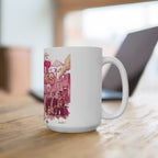 Mug - Bubble Pink Trouble -  U Can't Make This Shyte Up Satire - Mug 15oz