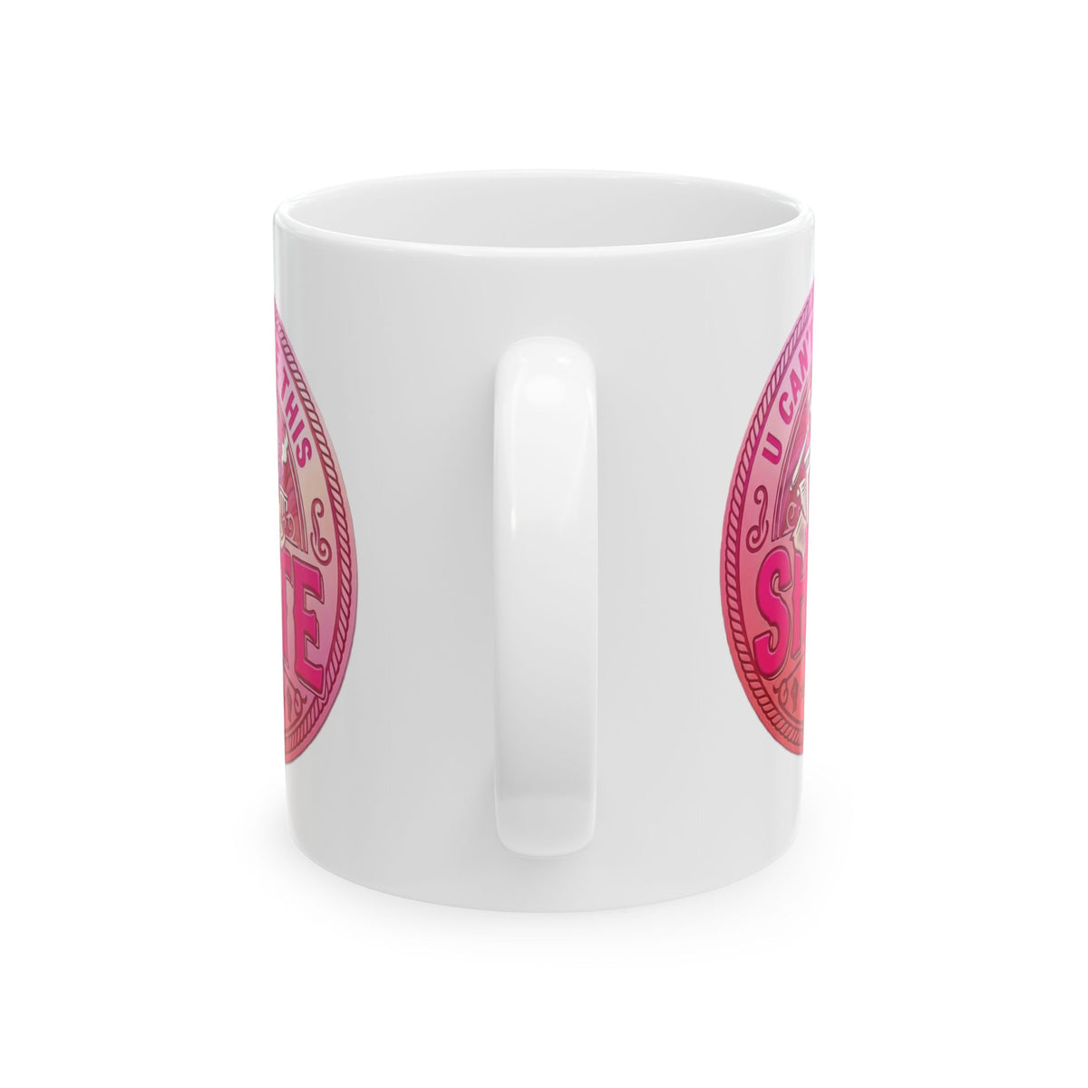 Ceramic Mug, (11oz, 15oz) Bubblicious Pink