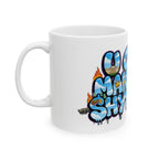 Ceramic Mug, (11oz, 15oz) Clouds - U Can't Make This Shyte Up