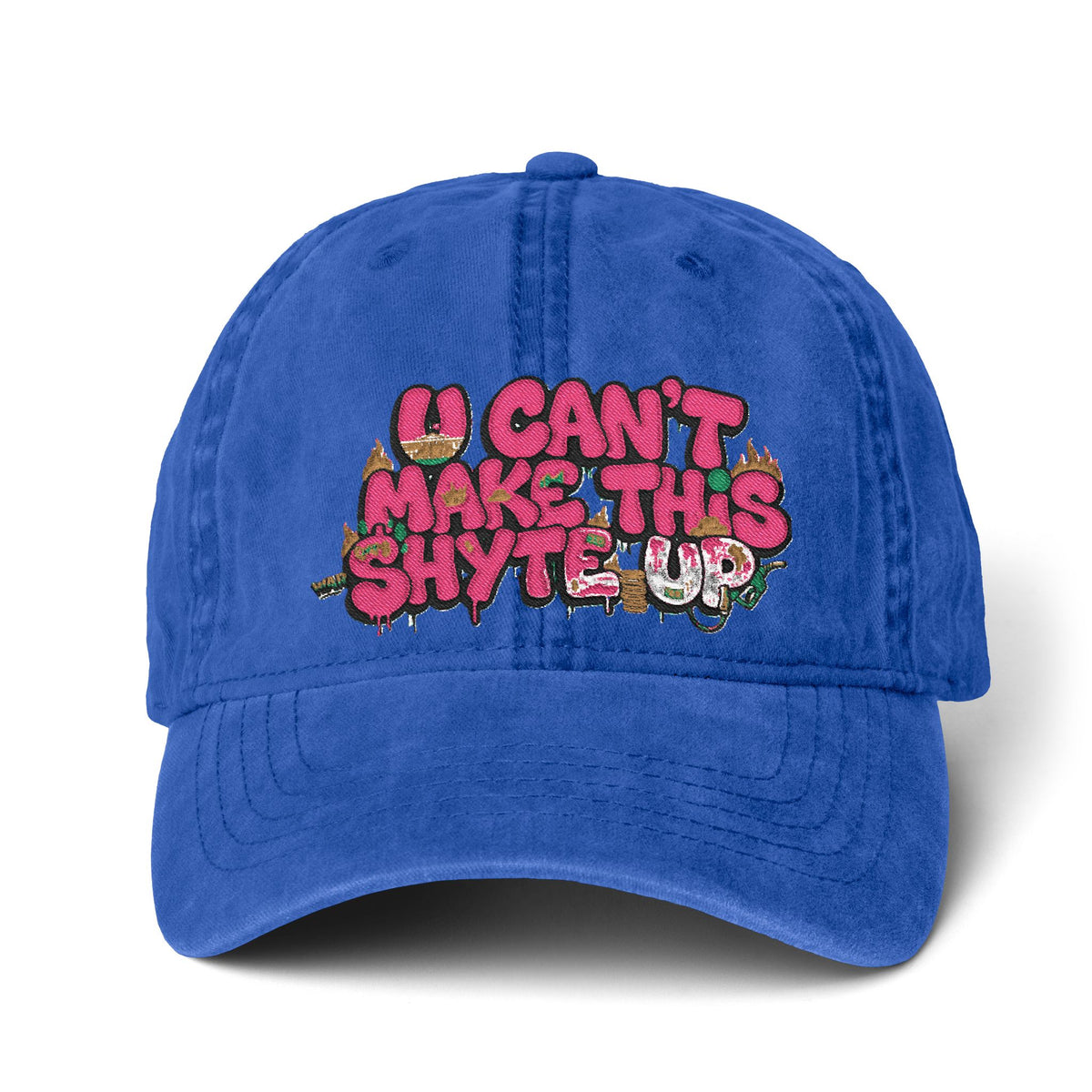 Cap  - Pinkalicious - Women's Pigment-Dyed Cap with Fashion Undervisor (Embroidery)