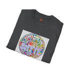 T-Shirt - U Cant Make This Shyte Up -  Psychedelic Logo Bubble Graffiti Satire-  Unisex Softstyle