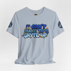 T-Shirt - U Cant Make This Shyte Up - Blue Satire -Unisex Jersey Short Sleeve Tee