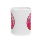 Ceramic Mug, (11oz, 15oz) Bubblicious Pink