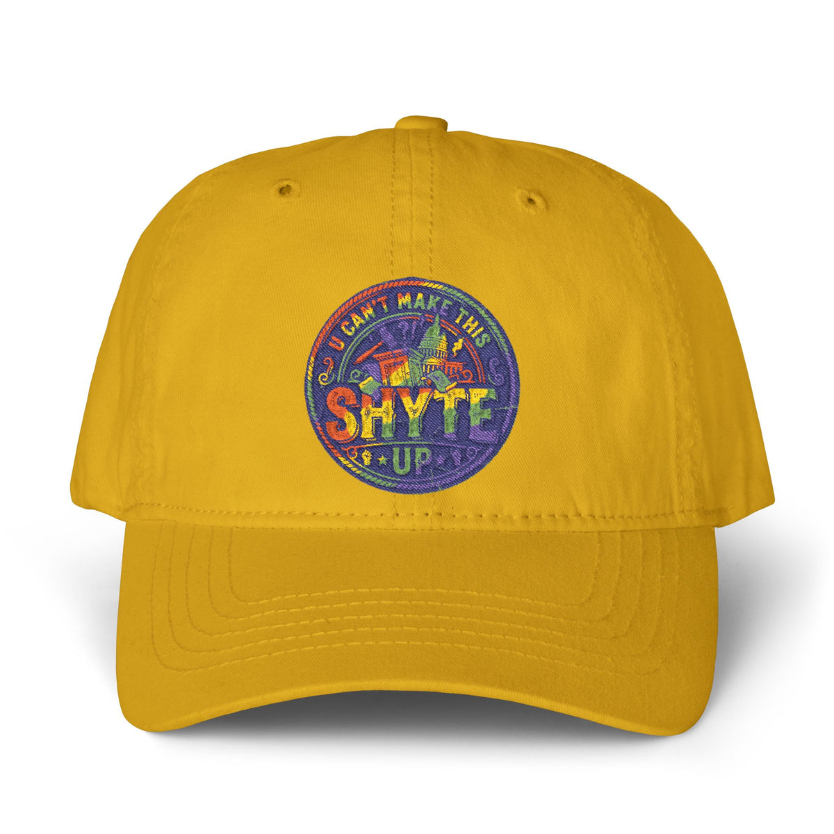 Cap - Express the Rainbow - Women's Pigment-Dyed Cap with Fashion Undervisor (Embroidery)
