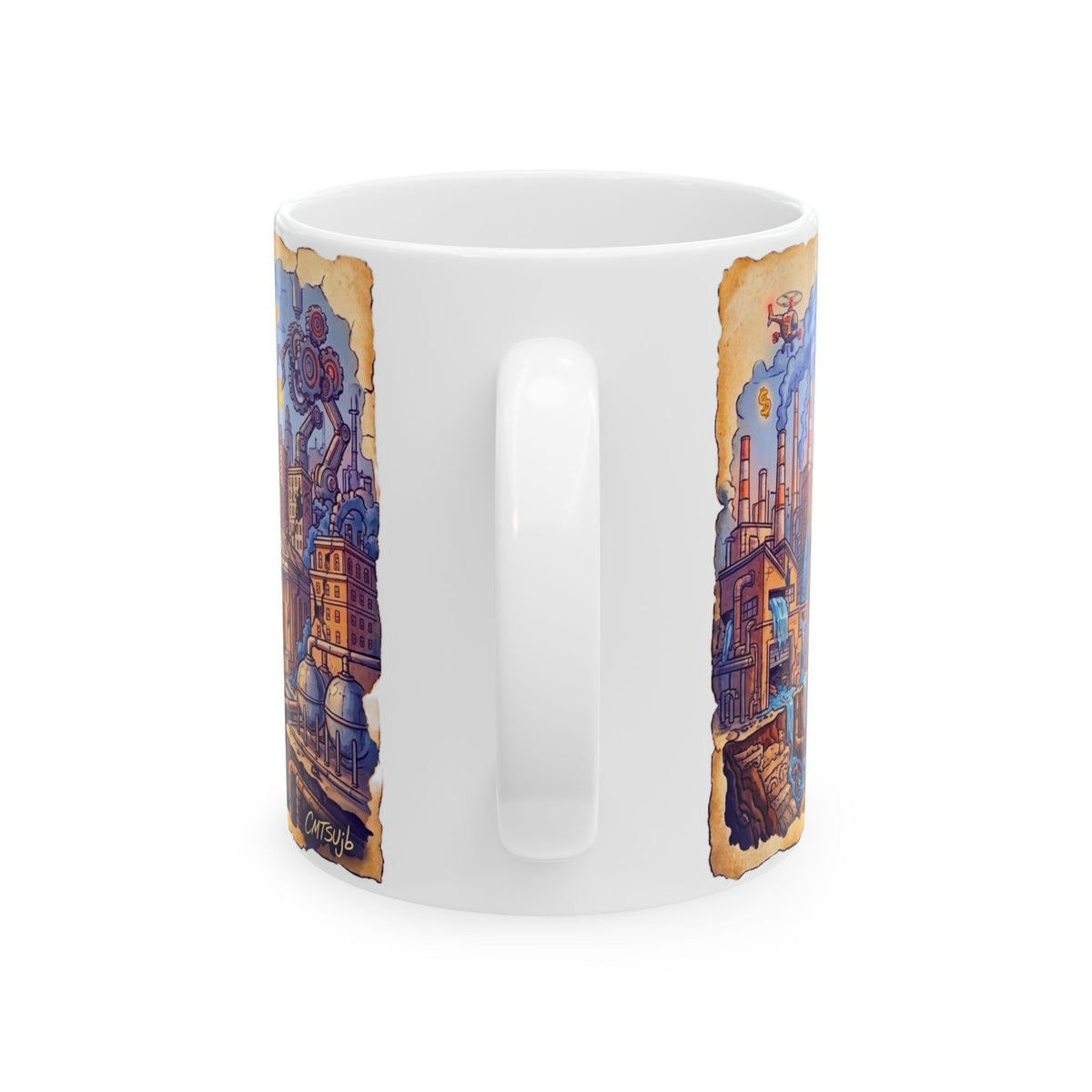 Mug - AI Future Greed - Ceramic Mug, (11oz, 15oz)