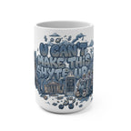 Mug - Leaving us Blue - U Can't Make This Shyte Up Satire - Mug 15oz
