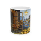 Mug - GET OUT OF JAIL FOR A FEE - Ceramic Mug, (11oz, 15oz)