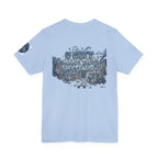 T-Shirt - Blue Satire - Unisex Jersey Short Sleeve Tee