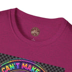 T-Shirt -U Cant Make This Shyte Up - NEON Bright Graffiti Satire - Unisex Softstyle