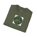 T-Shirt - U Cant Make This Shyte Up - Green Satire - Unisex Softstyle