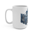 Mug - Leaving us Blue - U Can't Make This Shyte Up Satire - Mug 15oz