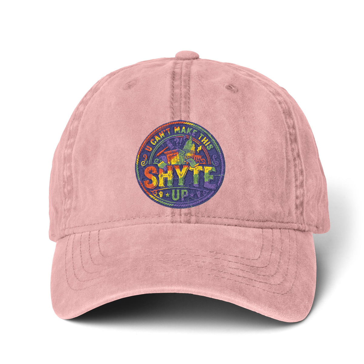 Cap - Express the Rainbow - Women's Pigment-Dyed Cap with Fashion Undervisor (Embroidery)