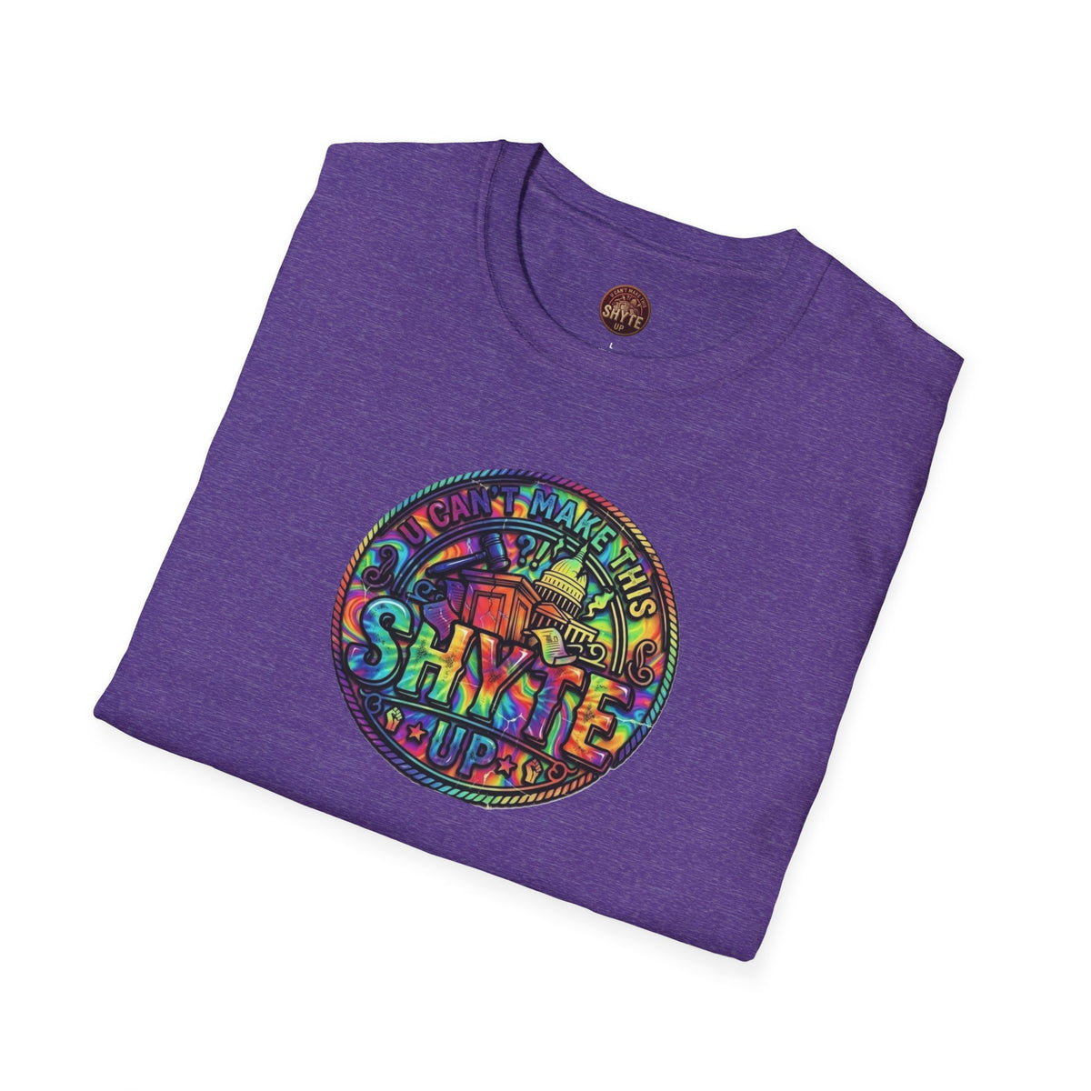 T-Shirt - Patio U Cyaan Mek Dis Shyte Up - Bubble Graffiti -  Unisex Softstyle