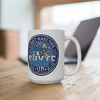 Mug - It Makes me Blue - U Can't Make This Shyte Up  Logo -Mug 15oz