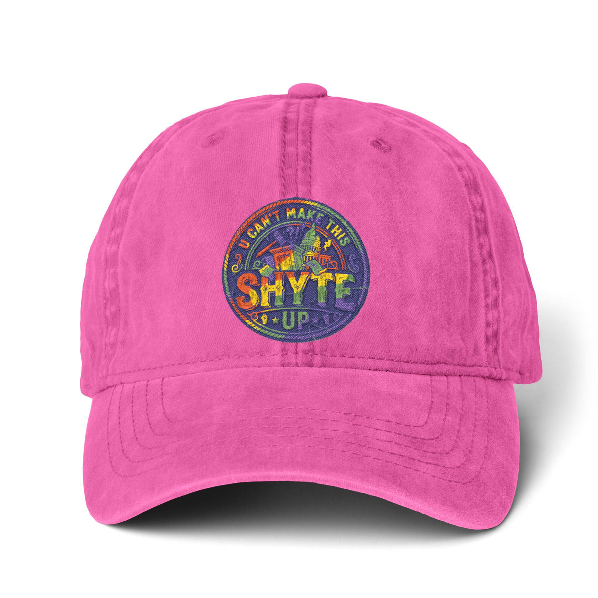 Cap - Express the Rainbow - Women's Pigment-Dyed Cap with Fashion Undervisor (Embroidery)