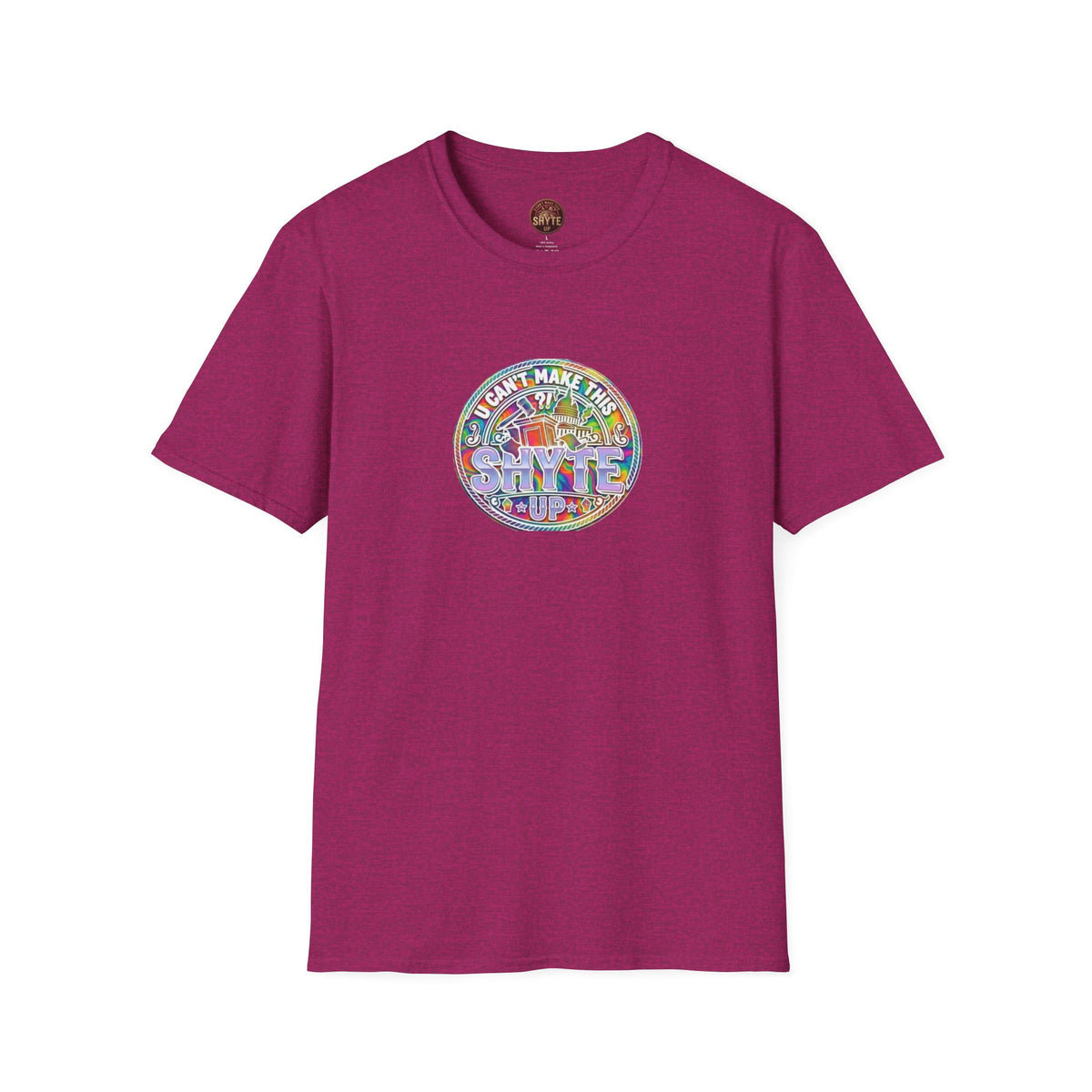 T-Shirt - Patios - Yu Cyaan Mek Dis Shyte Up!- Bubble Graffiti - Unisex Softstyle T-Shirt