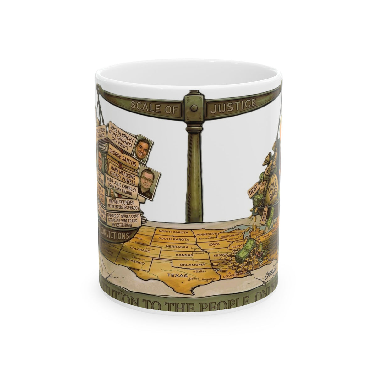 Mug - Pardons for Thee and More Money for ME - Ceramic Mug, (11oz, 15oz)