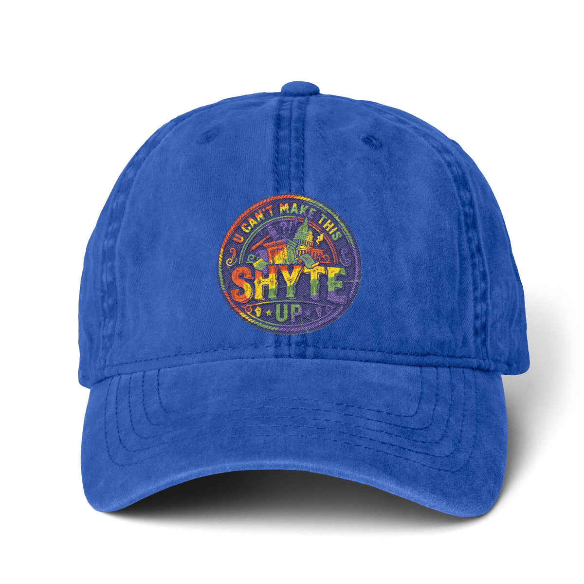 Cap - Express the Rainbow - Women's Pigment-Dyed Cap with Fashion Undervisor (Embroidery)