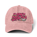 Cap  - Pinkalicious - Women's Pigment-Dyed Cap with Fashion Undervisor (Embroidery)