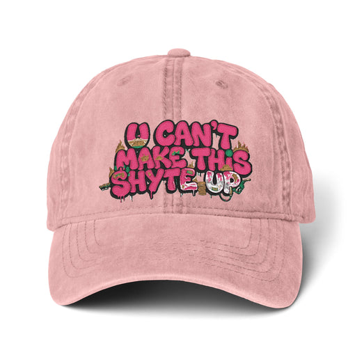 Cap  - Pinkalicious - Women's Pigment-Dyed Cap with Fashion Undervisor (Embroidery)