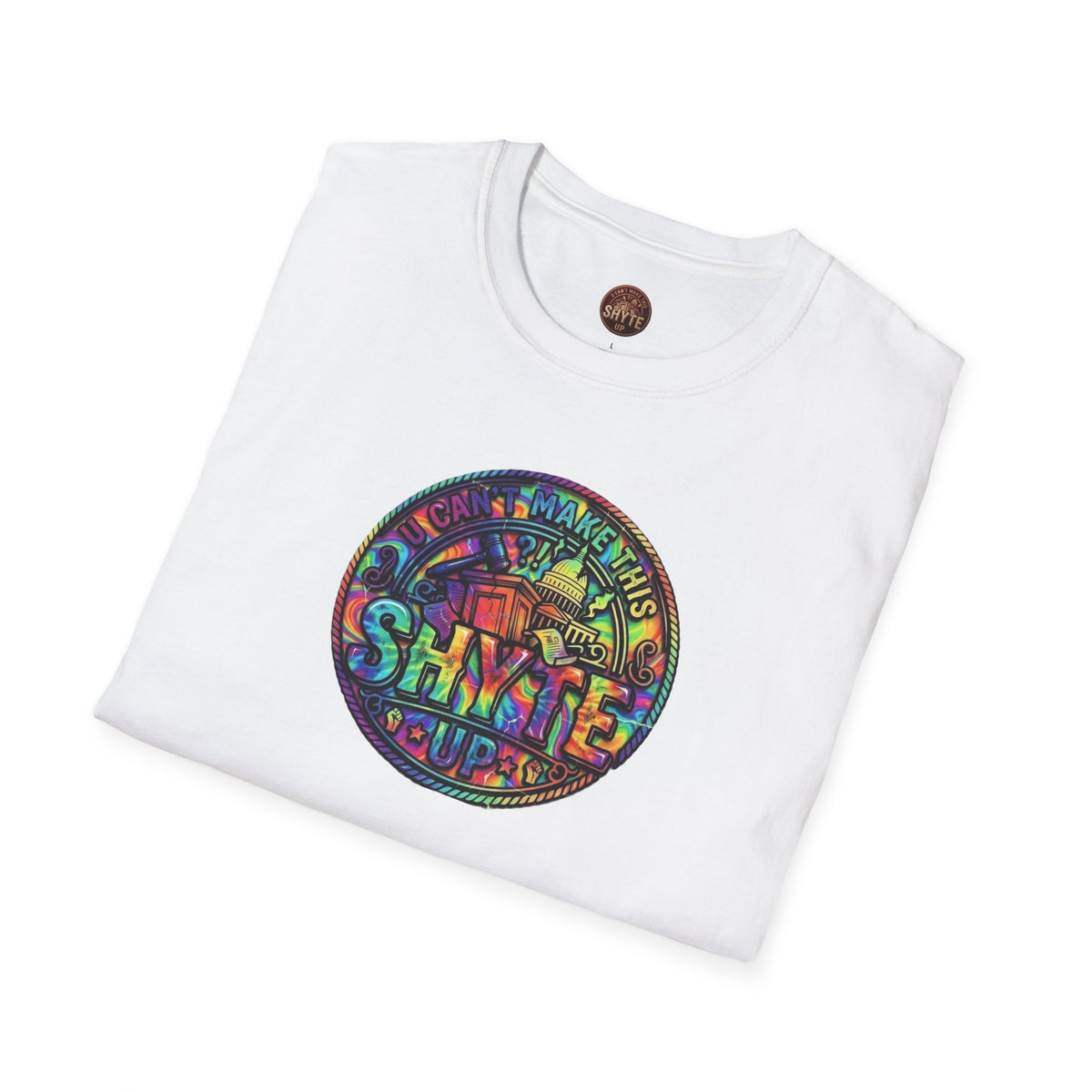 T-Shirt - Patio U Cyaan Mek Dis Shyte Up - Bubble Graffiti -  Unisex Softstyle