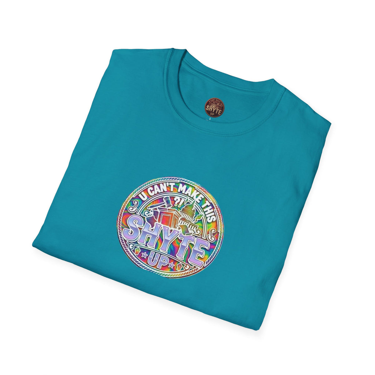 T-Shirt - Patios - Yu Cyaan Mek Dis Shyte Up!- Bubble Graffiti - Unisex Softstyle T-Shirt