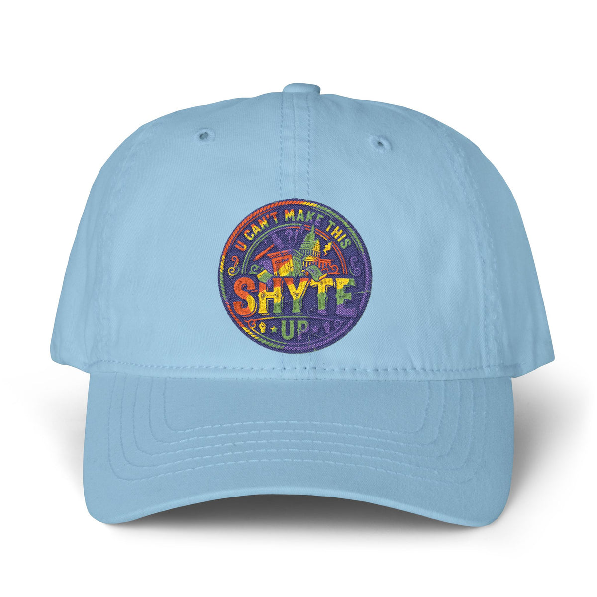 Cap - Express the Rainbow - Women's Pigment-Dyed Cap with Fashion Undervisor (Embroidery)